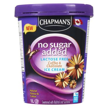 Chapman's No Sugar Added Lactose Free Coffee & Chocolate Ice Cream 1L