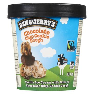 Ben & Jerry's Chocolate Chip Cookie Dough Ice Cream 473ml