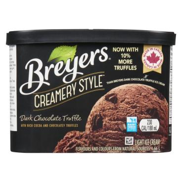 Breyers Dark Chocolate Truffle Real Ice Cream 1.66L