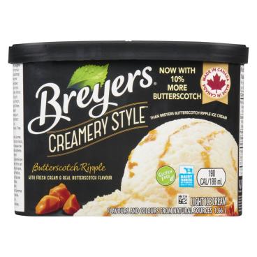 Breyers Butterscotch Ripple Ice Cream 1.66L
