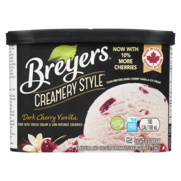 Breyers Dark Cherry Vanilla Ice Cream 1.66L