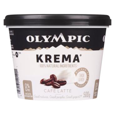 Olympic Café Latte Balkan Style Yogurt 8% M.F. 500g