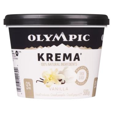 Olympic Vanilla Balkan Style Yogurt 9% M.F. 500g