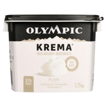 Olympic Plain Balkan Style Yogurt 10% M.F. 1.75kg