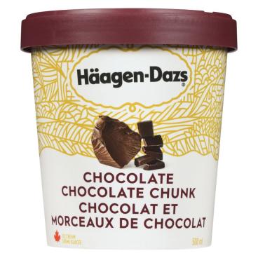 Häagen-Dazs Chocolate Chocolate Chunk Ice Cream 500ml