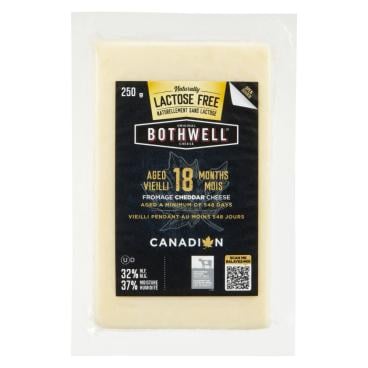 Bothwell Cheese Lactose Free White Cheddar Aged 18 Months 250g