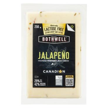 Bothwell Cheese Lactose Free Monterey Jack Jalapeño 250g