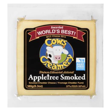 Cows Creamery Appletree Smoked Cheddar 180g