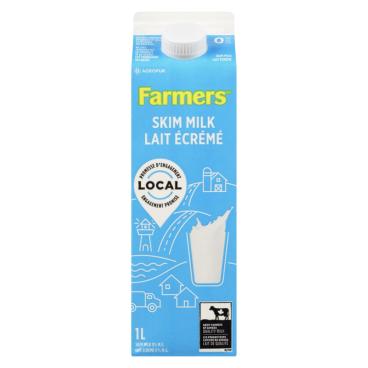 Farmers Skim Milk 0% M.F. 1L