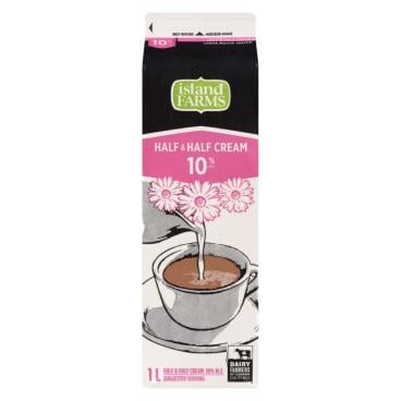 Island Farms Half & Half Cream 10% M.F. 1L