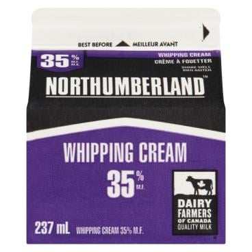 Northumberland Whipping Cream 35% M.F. 237ml