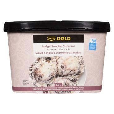 CO-OP Gold Fudge Sundae Supreme Ice Cream 1.5L