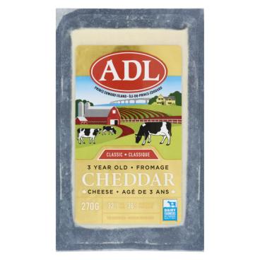 ADL Classic 3 Year Old White Cheddar 270g