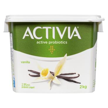 Activia Vanilla Probiotic Yogurt 2.9% M.F. 2kg