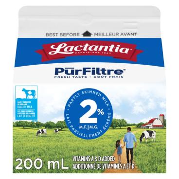 Lactantia Partly Skimmed Milk 2% M.F. 200ml