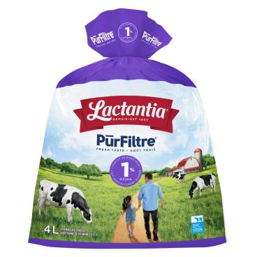 Lactantia Partly Skimmed Milk 1% M.G. 4L