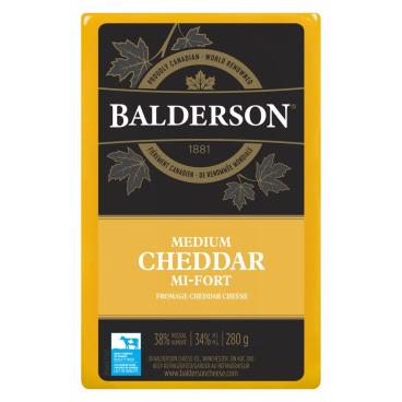 Balderson Medium Colored Cheddar 280g