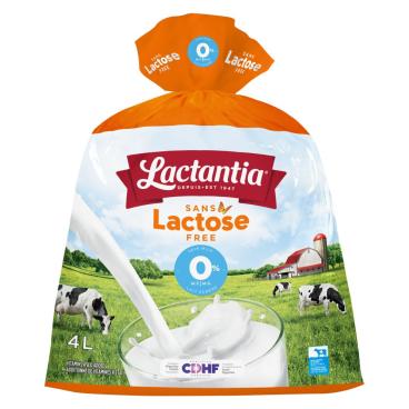 Lactantia Lactose Free Skim Milk 0% M.F. 4L