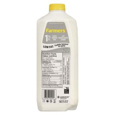 Farmers Partly Skimmed Milk 1% M.F. 2L