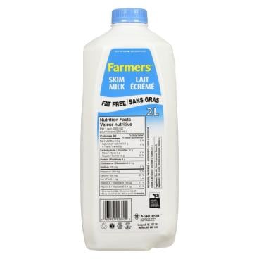Farmers Skim Milk 0% M.F. 2L