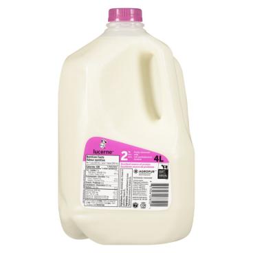 Lucerne Partly Skimmed Milk 2% M.F. 4L