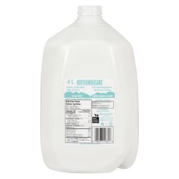 Northumberland Partly Skimmed Milk 1% M.F. 4L