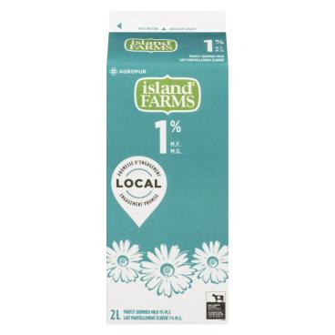 Island Farms Partly Skimmed Milk 1% M.F. 2L