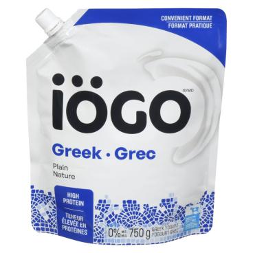 Iögo Plain Greek Yogurt 0% M.F. 750g