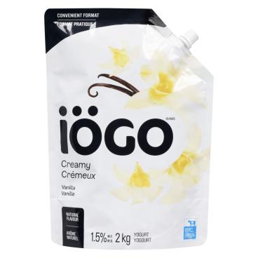 Iögo Creamy Vanilla Yogurt 1.5% M.F. 2kg