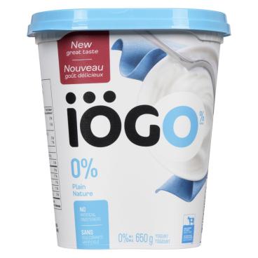 Iögo Plain Yogurt 0% M.F. 650g