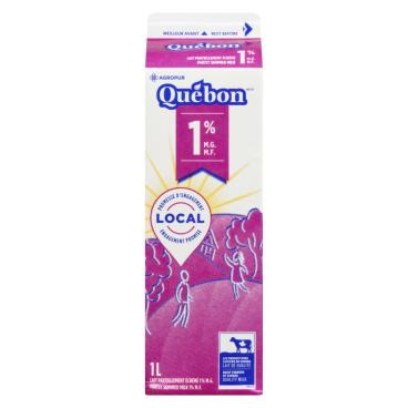 Québon Partly Skimmed Milk 1% M.F. 1L