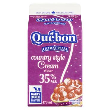 Québon Country Style Cream 35% M.F. 473ml