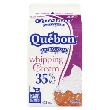 Québon Whipping Cream 35% M.F. 473ml