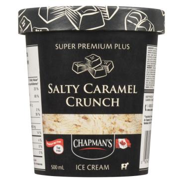 Chapman's Salty Caramel Crunch Super Premium Plus Ice Cream 500ml