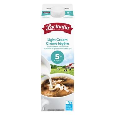Lactantia Light Cream 5% M.F. 1L