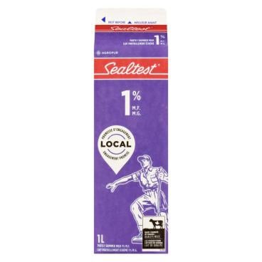 Sealtest Partly Skimmed Milk 1% M.F. 1L