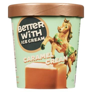 Betterwith Ice Cream Caramel Cream Ice Cream 473ml