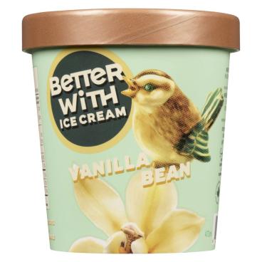 Betterwith Ice Cream Vanilla Bean Ice Cream 473ml