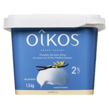 Oîkos Vanilla Greek Yogurt 2% M.F. 1.5kg