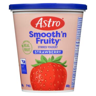 Astro Strawberry Stirred Yogourt 1% M.F. 650g