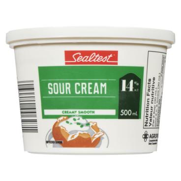 Sealtest By Natrel Sour Cream 14% M.F. 500ml