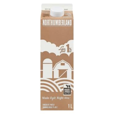 Northumberland Partly Skimmed Chocolate Milk 1% M.F. 1L