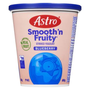 Astro Blueberry Stirred Yogourt 1% M.F. 650g