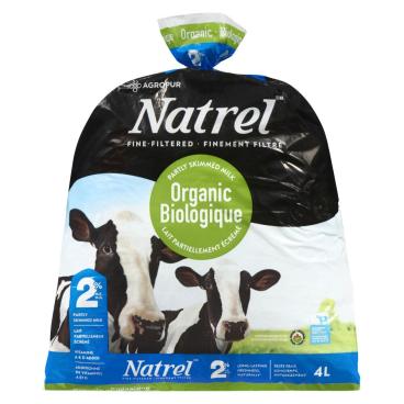 Natrel Organic Partly Skimmed Milk 2% M.F. 4L