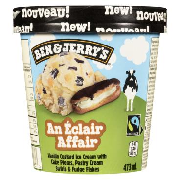 Ben & Jerry's An Éclair Affair Ice Cream 473ml