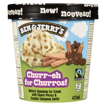 Ben & Jerry's Churr-Eh For Churros! Ice Cream 473ml