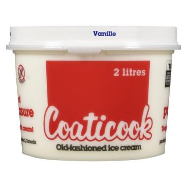 Coaticook Vanilla Old Fashioned Ice Cream 2L