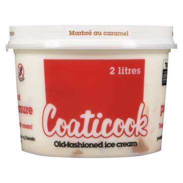 Coaticook Butterscotch Ripple Old Fashioned Ice Cream 2L