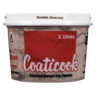 Coaticook Double Chocolate Old Fashioned Ice Cream 2L