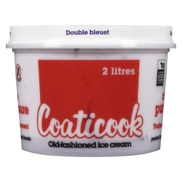 Coaticook Blueberry Old Fashioned Ice Cream 2L